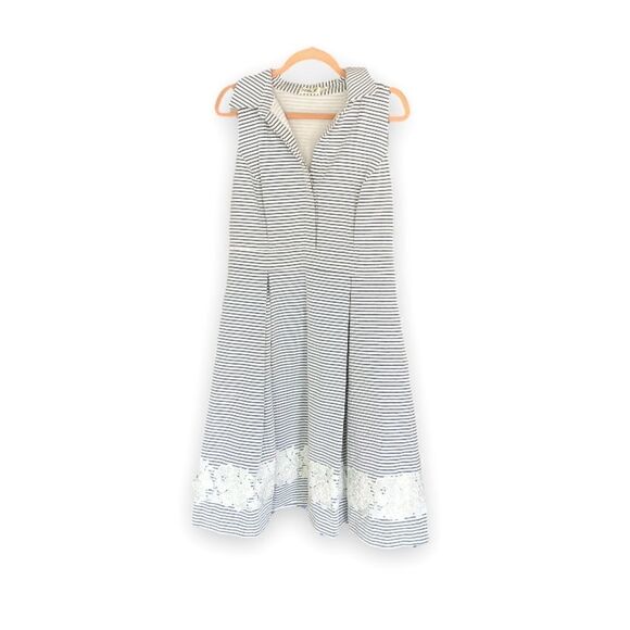 ELIZA J | Preppy Striped Midi Dress (14) - Picture 1 of 6